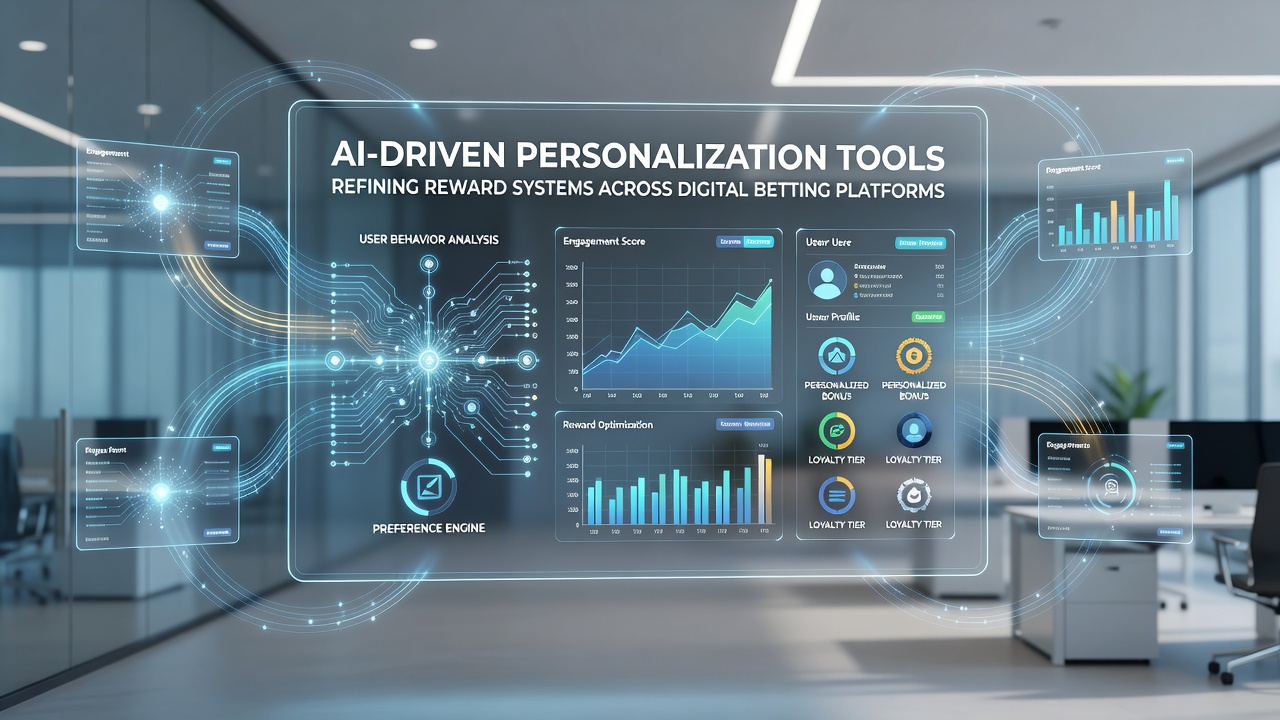 Dashboard view of AI-driven reward adjustments across betting user segments