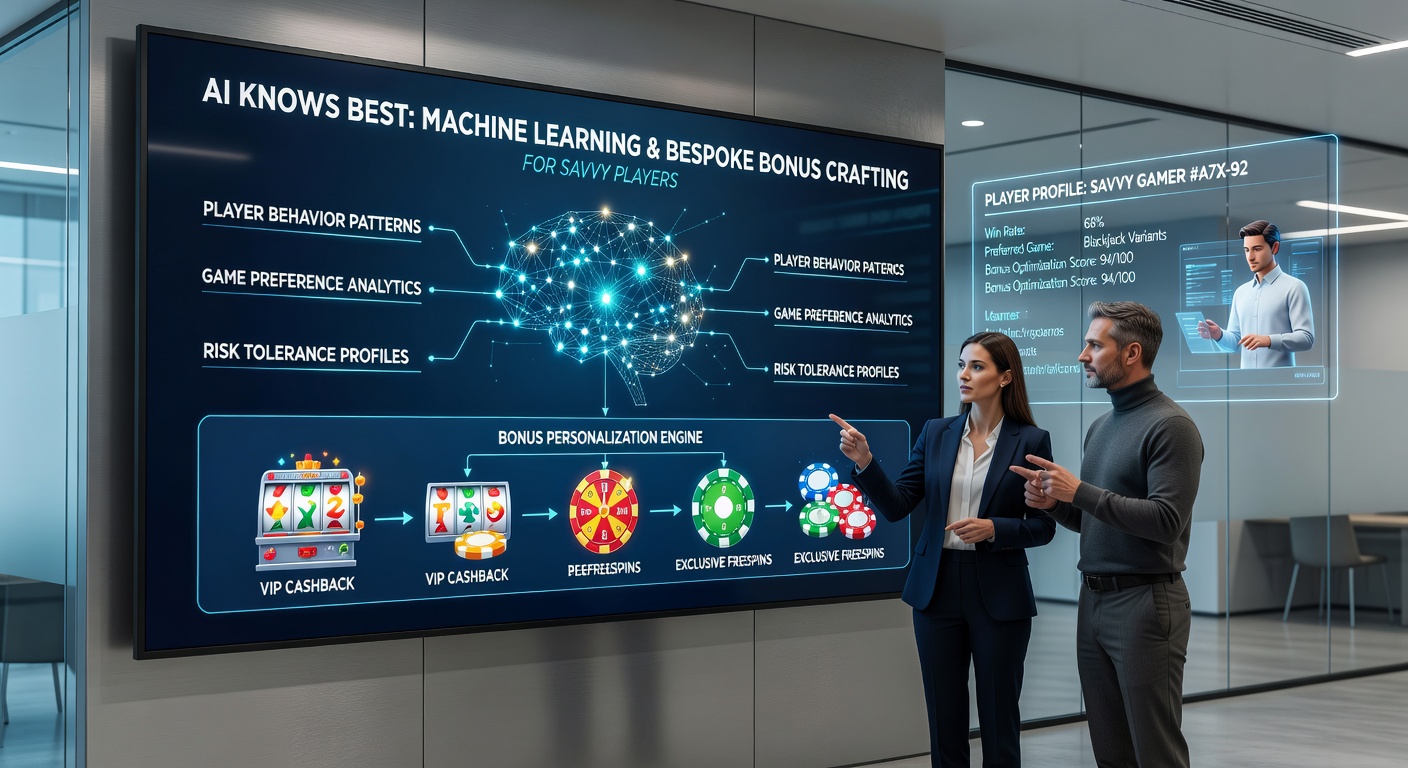 Infographic depicting neural networks processing casino player metrics—bets, sessions, preferences—to output customized bonus notifications on mobile devices