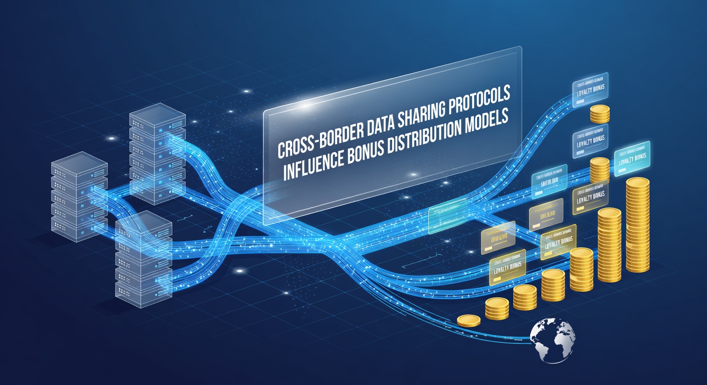 Illustration showing interconnected global networks representing cross-border data sharing in gambling operations