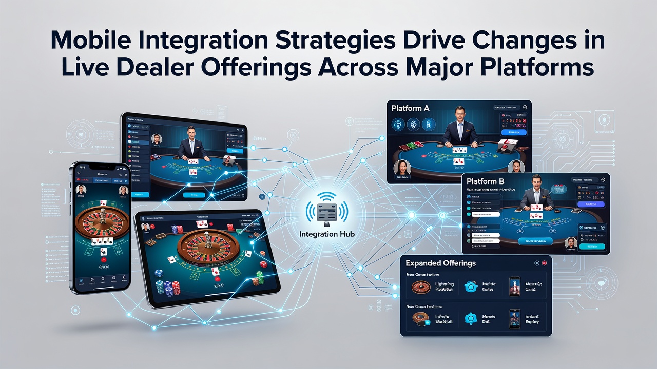Live dealer studio setup optimized for mobile streaming with multiple camera angles and tablet controls