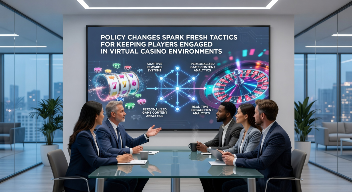 Players engaging with interactive virtual casino features under updated policies