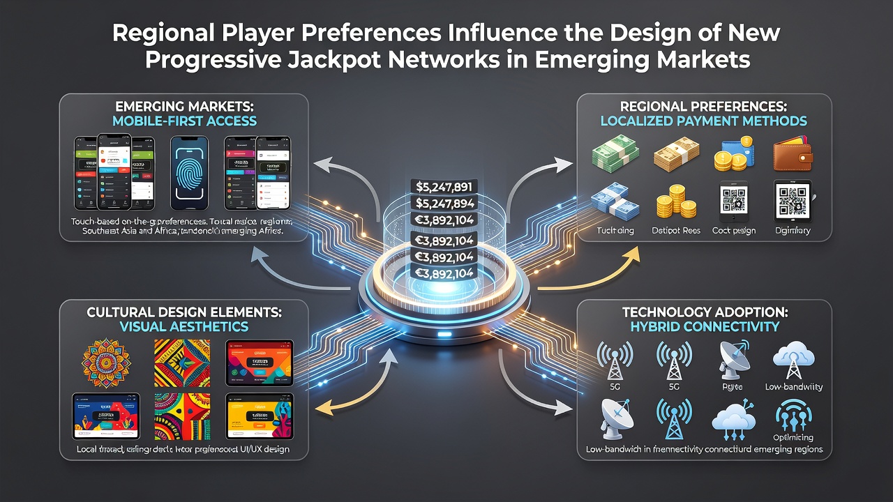 Progressive jackpot networks adapting to regional player preferences across emerging markets