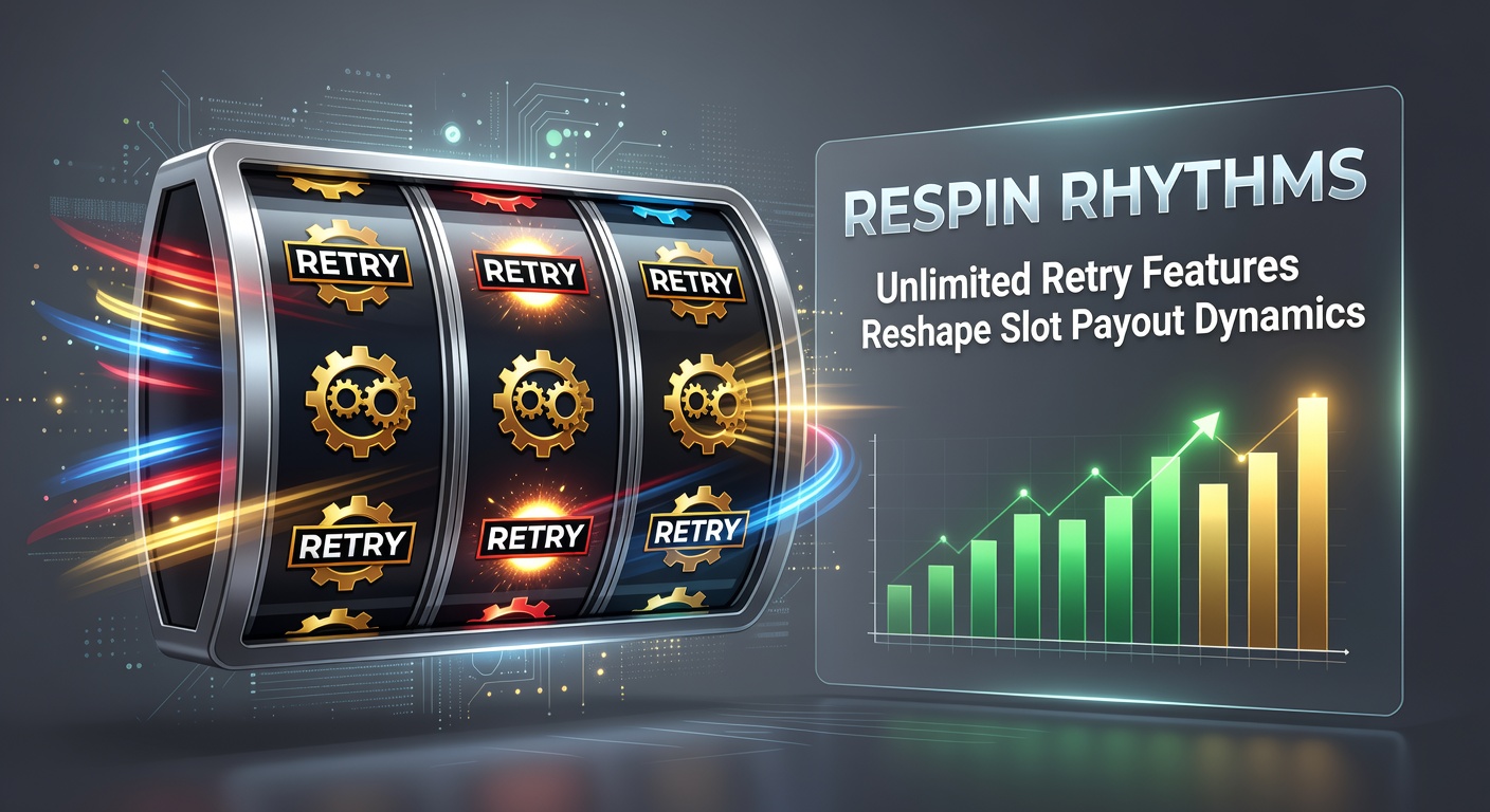 Vibrant slot reels locked with glowing respin symbols triggering chain reactions on screen