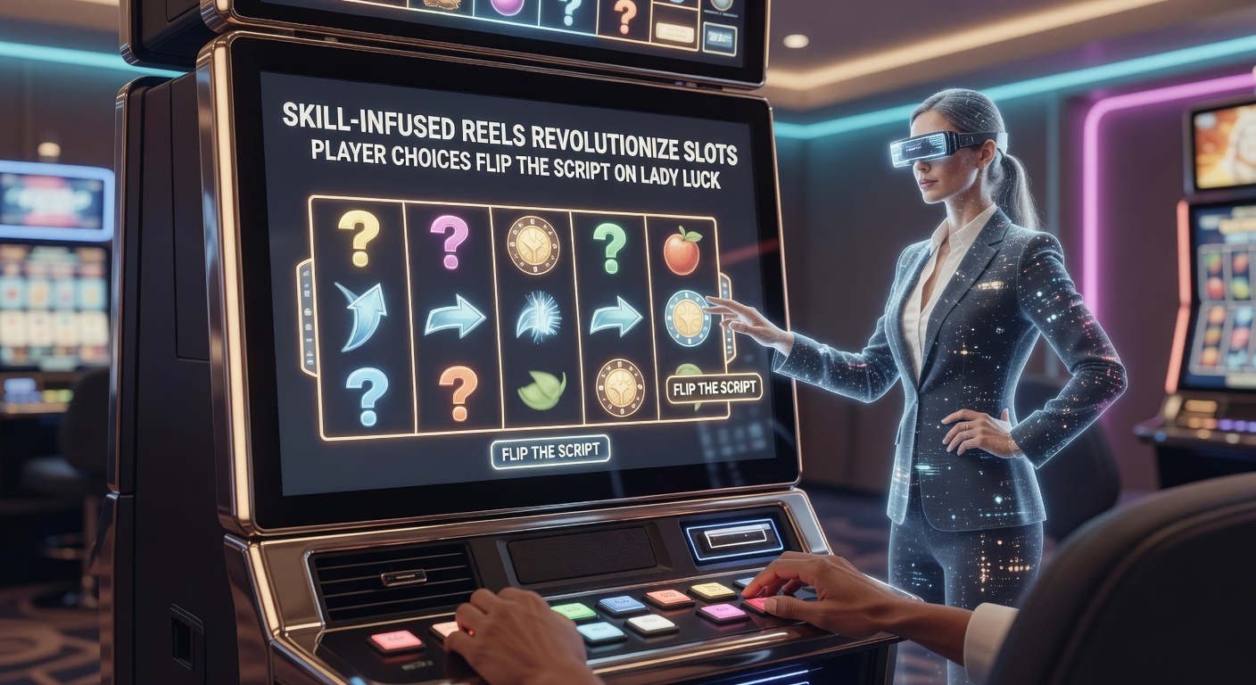 Close-up of a mobile slot interface showing skill-based choice wheels and interactive bonus paths with glowing player options